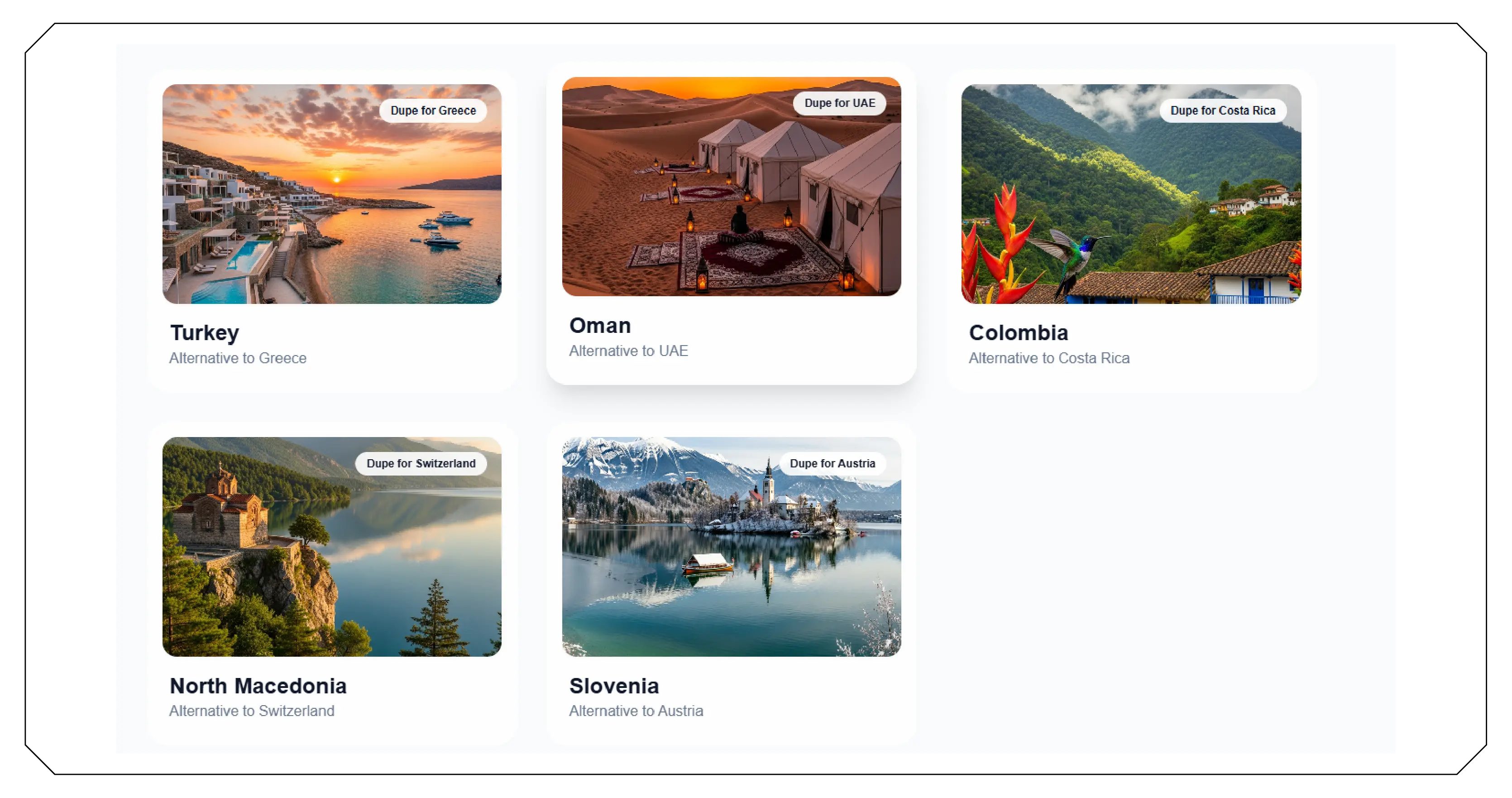 Emerging Destination Dupes to Watch in 2026